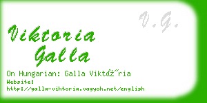 viktoria galla business card